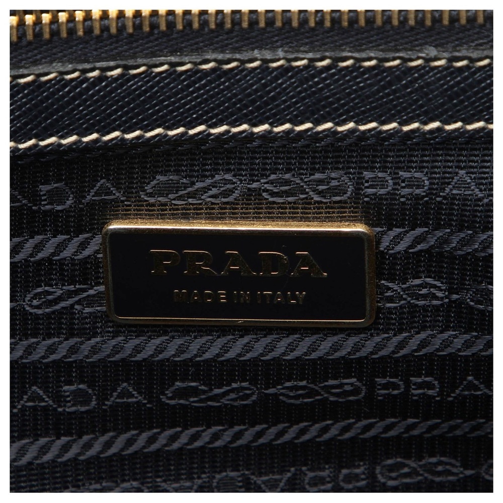 Authentic Prada black Tessuto frame handbag - Picture 6 of 7